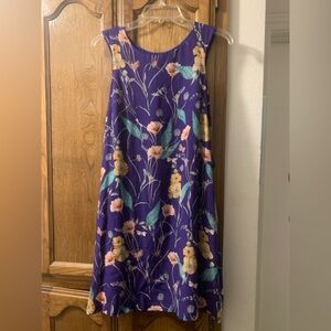 HD in Paris Purple Floral Silk Dress